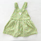 OshKosh Green Floral Skirtall - Yellow Clover Vintage Kids Clothes
