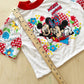 Vintage Mickey + Minnie Pajama Top - Yellow Clover Vintage Kids Clothes
