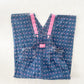 OshKosh Bow Woven Overalls - Yellow Clover Vintage Kids Clothes