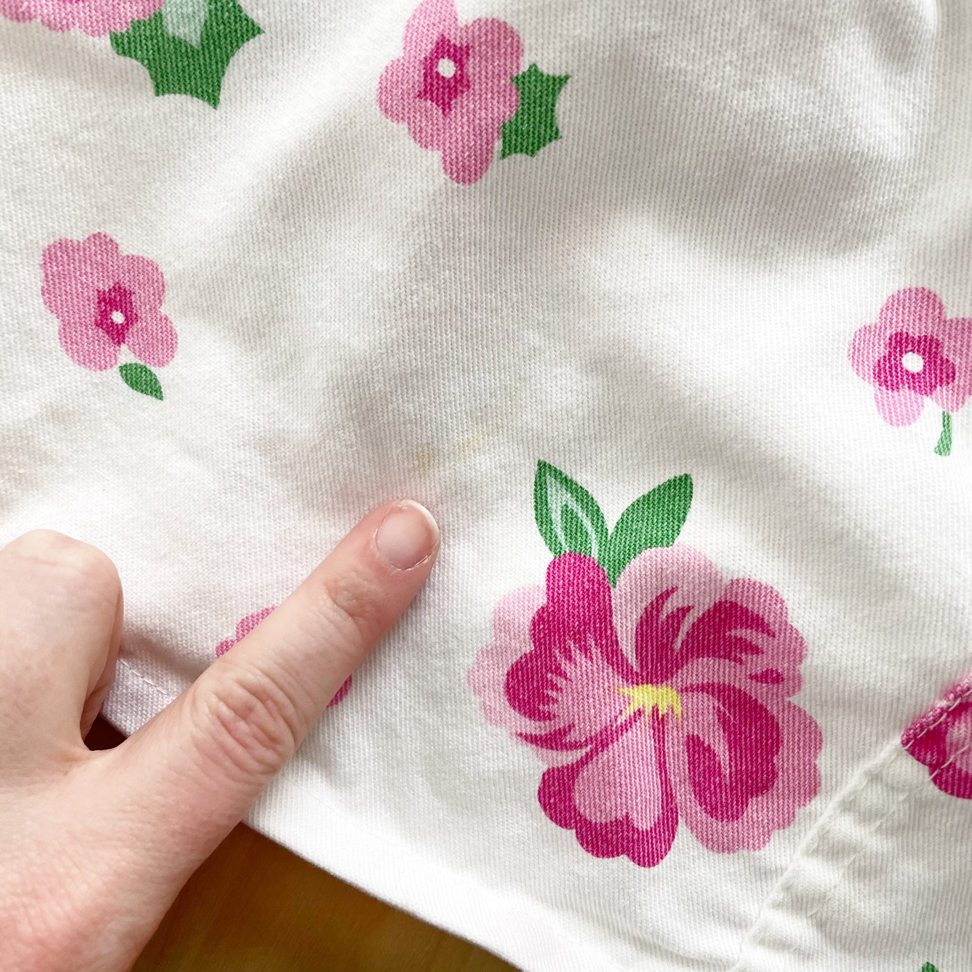 OshKosh Hibiscus Flower Cropped Jacket + Skirt - Yellow Clover Vintage Kids Clothes