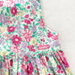 OshKosh Floral Keyhole Dress - Yellow Clover Vintage Kids Clothes