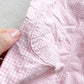 OshKosh Pink Gingham Shortalls - Yellow Clover Vintage Kids Clothes