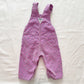 OshKosh Light Purple Floral Cord Overalls
