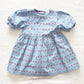 OshKosh Strawberry Woven Short Sleeve Dress - Yellow Clover Vintage Kids Clothes
