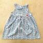 OshKosh Tulip Checkered Stripe Dress - Yellow Clover Vintage Kids Clothes