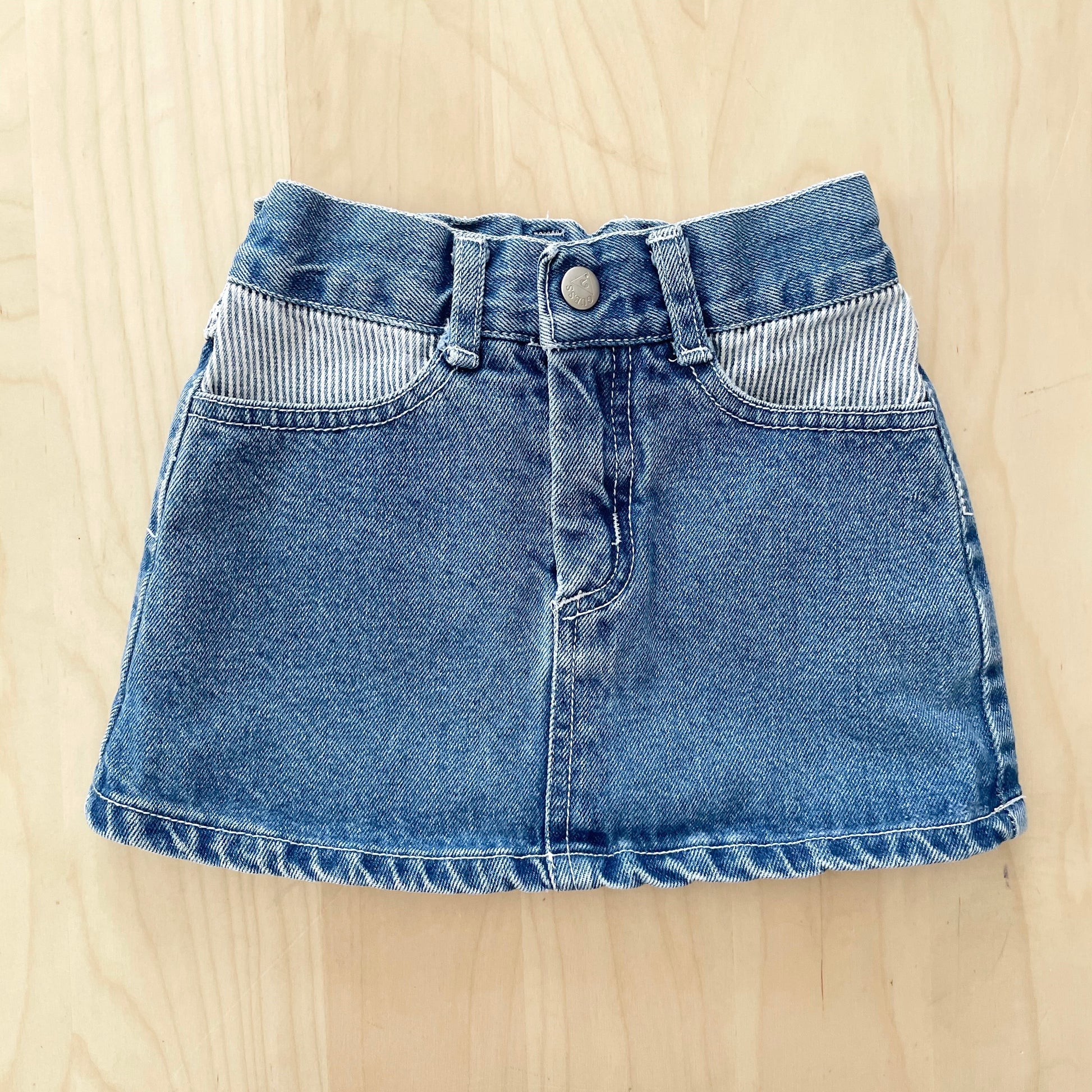 Vintage Guess Denim Mini Skirt - Yellow Clover Vintage Kids Clothes