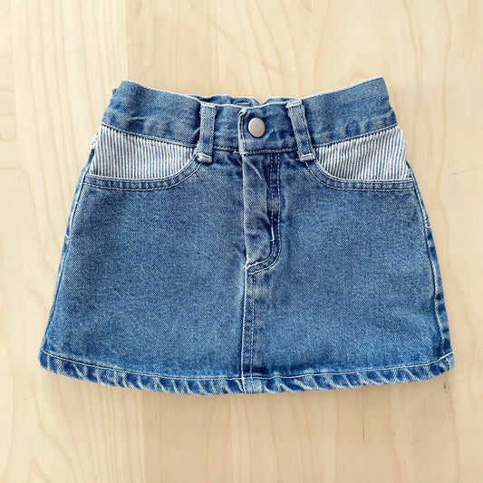 Vintage Guess Denim Mini Skirt - Yellow Clover Vintage Kids Clothes