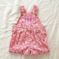Gymboree Floral Gingham Shortalls - Yellow Clover Vintage Kids Clothes
