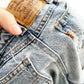 Levi’s Medium Light Wash Orange Tab Ruched Waist Shorts • 3T - Yellow Clover Vintage Kids Clothes