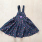 OshKosh Paisley Floral Cord Dress - Yellow Clover Vintage Kids Clothes