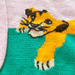 Handknit Lion King Simba Sweater - Yellow Clover Vintage Kids Clothes