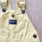 OshKosh Yellow Classic Cut Overalls - Yellow Clover Vintage Kids Clothes