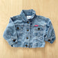 Vintage Baby B’gosh Pink Label Denim Jacket - Yellow Clover Vintage Kids Clothes