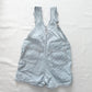 OshKosh Light Wash Hickory Stripe Shortalls - Yellow Clover Vintage Kids Clothes