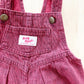 Vintage Baby B’gosh Red Bubble Overalls - Yellow Clover Vintage Kids Clothes