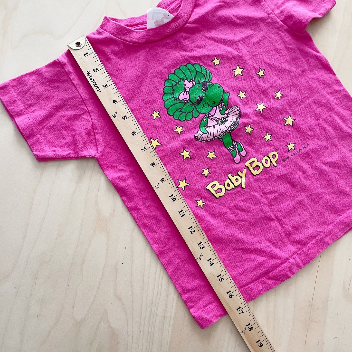 Baby Bop Graphic Tee - Yellow Clover Vintage Kids Clothes