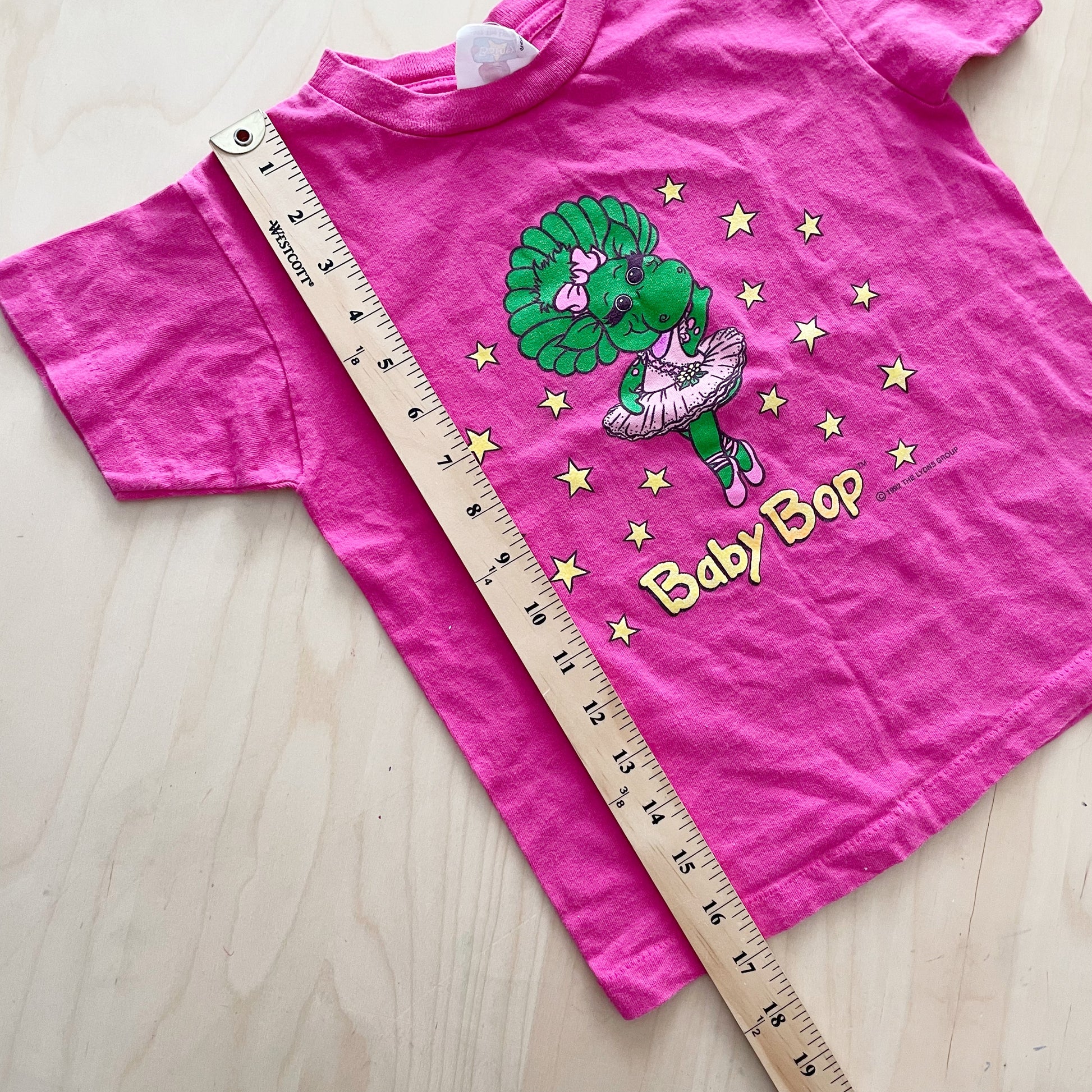 Baby Bop Graphic Tee - Yellow Clover Vintage Kids Clothes