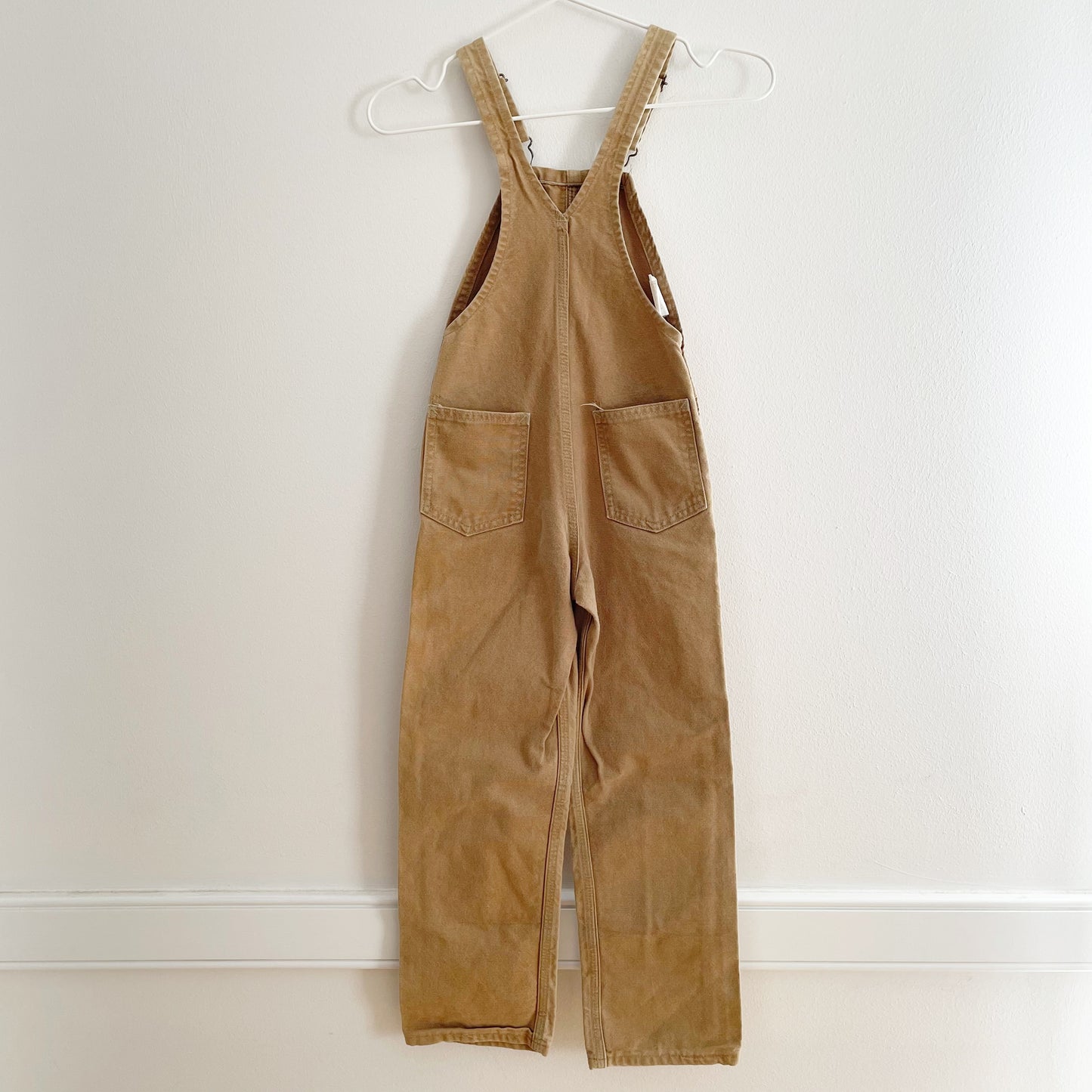 Carhartt Tan Reinforced Knee Overalls • 6/7y - Yellow Clover Vintage Kids Clothes