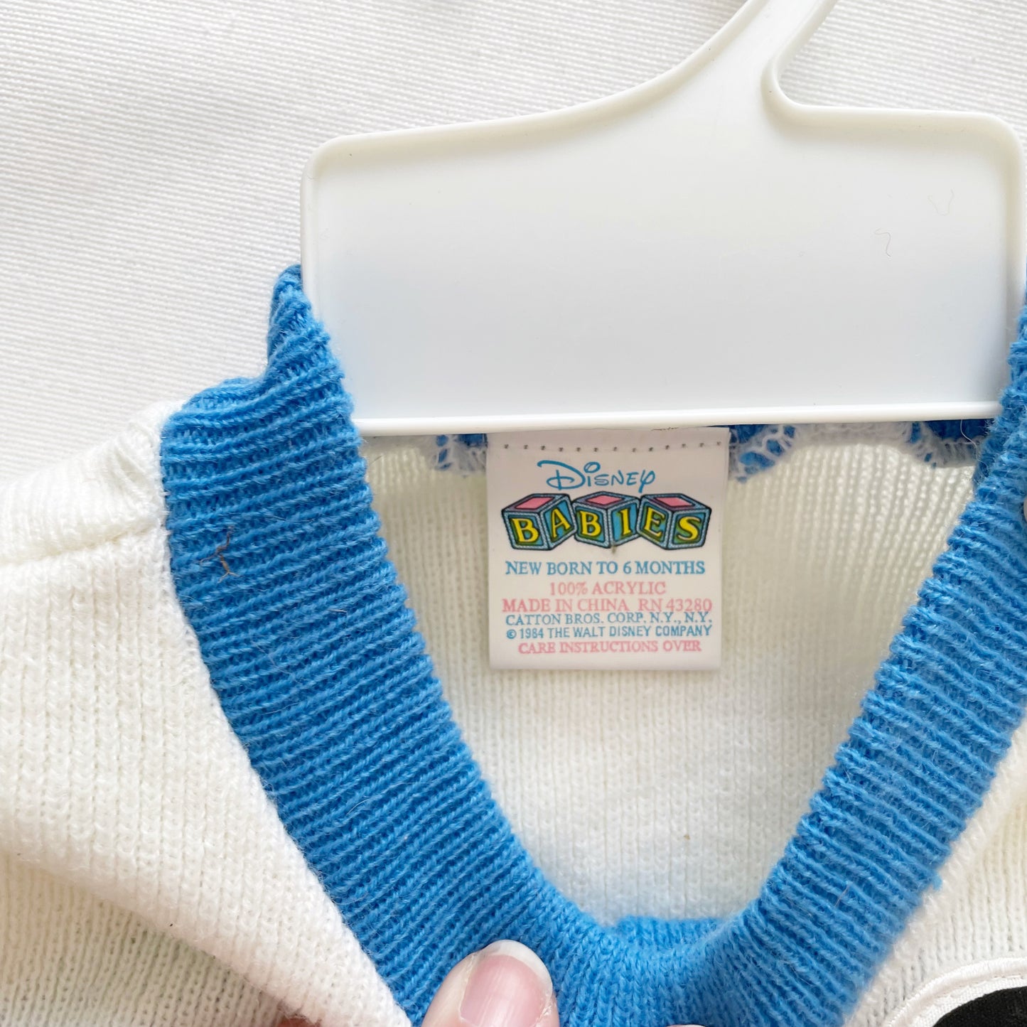 Deadstock Baby Mickey Knit Set