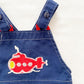 Healthtex Submarine Appliqué Romper • 3T - Yellow Clover Vintage Kids Clothes