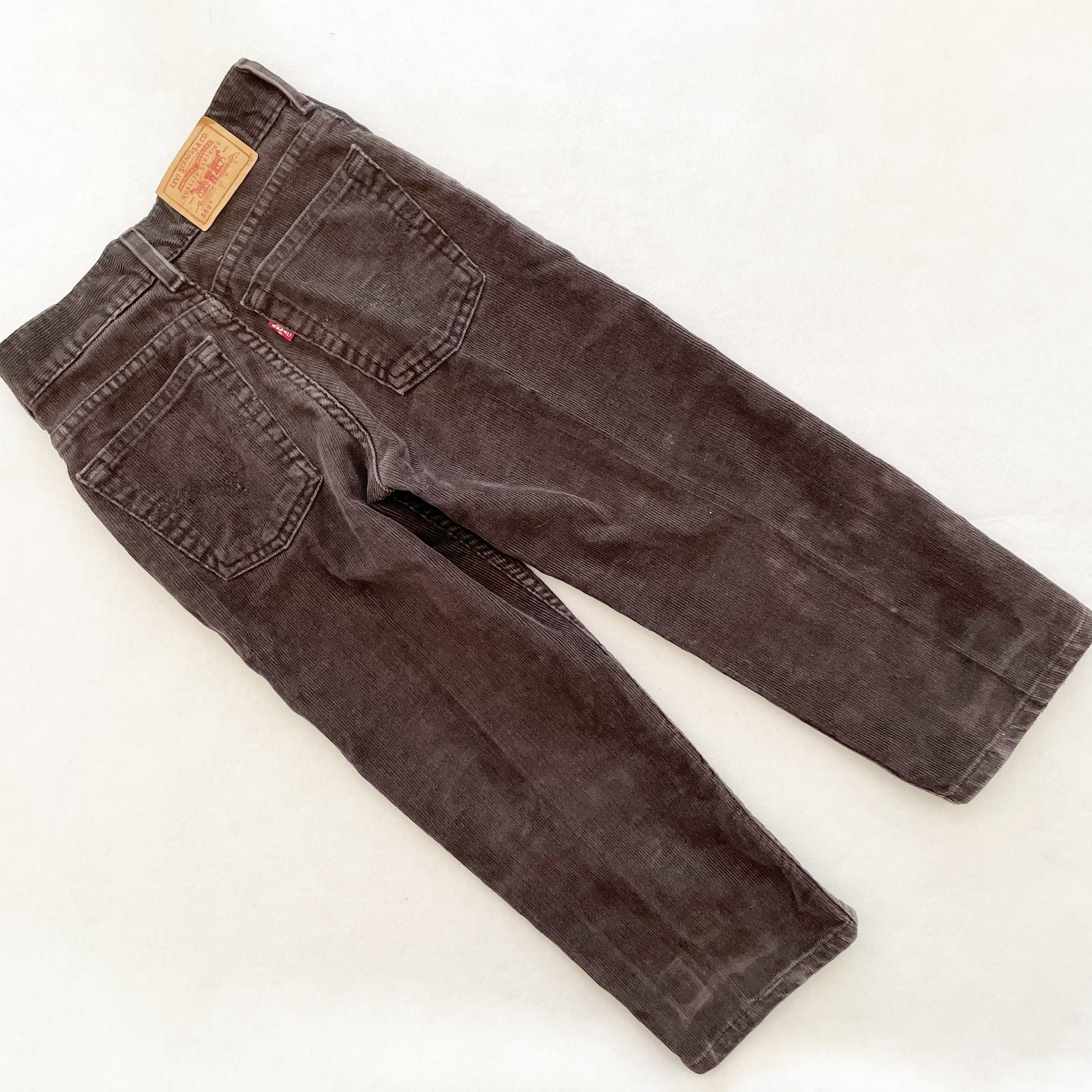 Levi’s Dark Brown Cord Pants - Yellow Clover Vintage Kids Clothes
