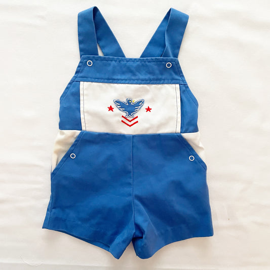 Tiny Tots Bird Nautical Shortalls