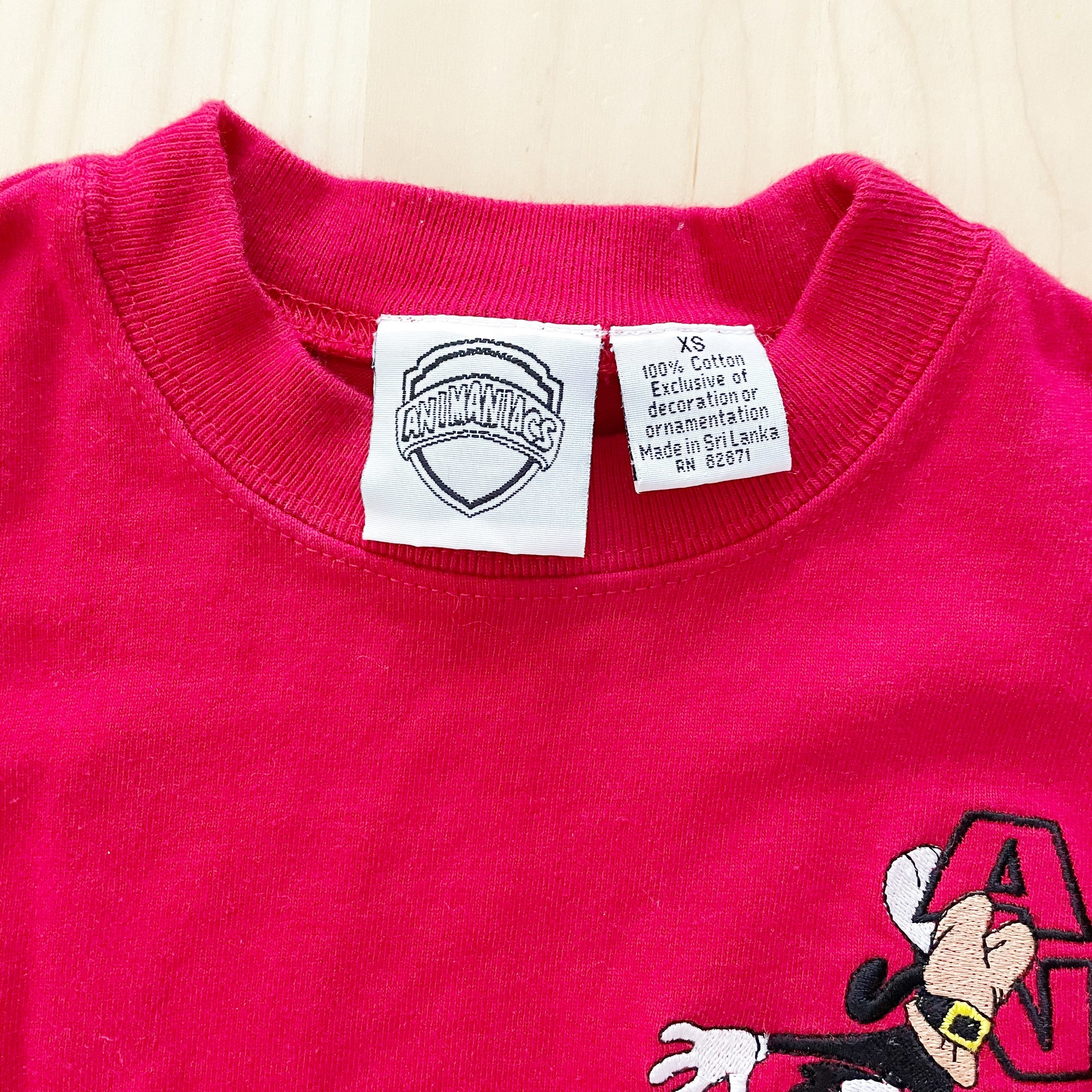Animaniacs Embroidered Tee - Yellow Clover Vintage Kids Clothes