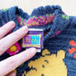 Vintage Pooh Flower Appliqué Sweater - Yellow Clover Vintage Kids Clothes