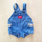 OshKosh Baseball Bear Bubble Overalls