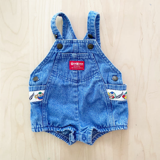 OshKosh Baseball Bear Bubble Overalls