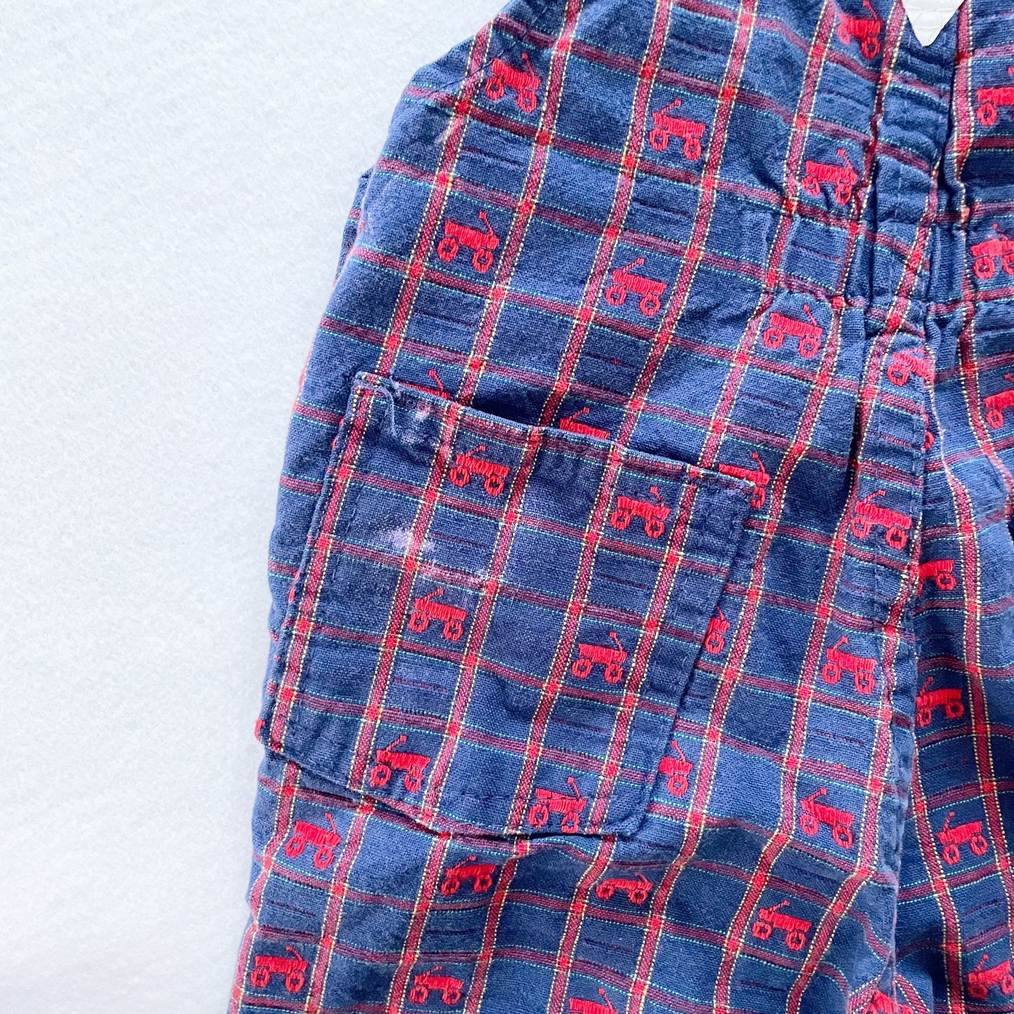 OshKosh Wagon Woven Bubble Overalls