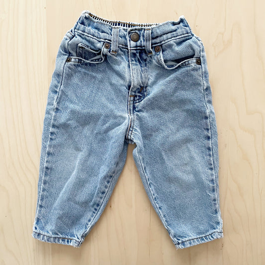 Vintage Levi’s Light Wash Orange Tab Baby Jeans