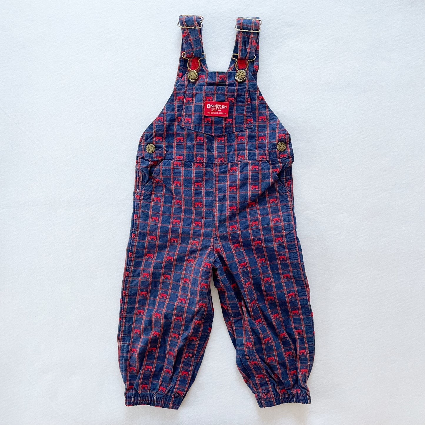 OshKosh Wagon Woven Bubble Overalls