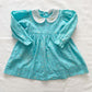 OshKosh Butterfly Print Collared Dress - Yellow Clover Vintage Kids Clothes