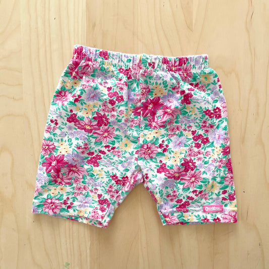 OshKosh Floral Cartwheel Shorts - Yellow Clover Vintage Kids Clothes
