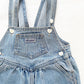 Guess Denim Heart Button Overalls - Yellow Clover Vintage Kids Clothes