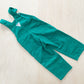 OshKosh Green Fine Cord Overalls - Yellow Clover Vintage Kids Clothes