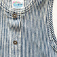 OshKosh Acid Wash Hickory Stripe Dress - Yellow Clover Vintage Kids Clothes