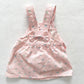 OshKosh Floral Bow Back Skirtall - Yellow Clover Vintage Kids Clothes