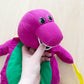 Vintage Barney Plush Backpack - Yellow Clover Vintage Kids Clothes