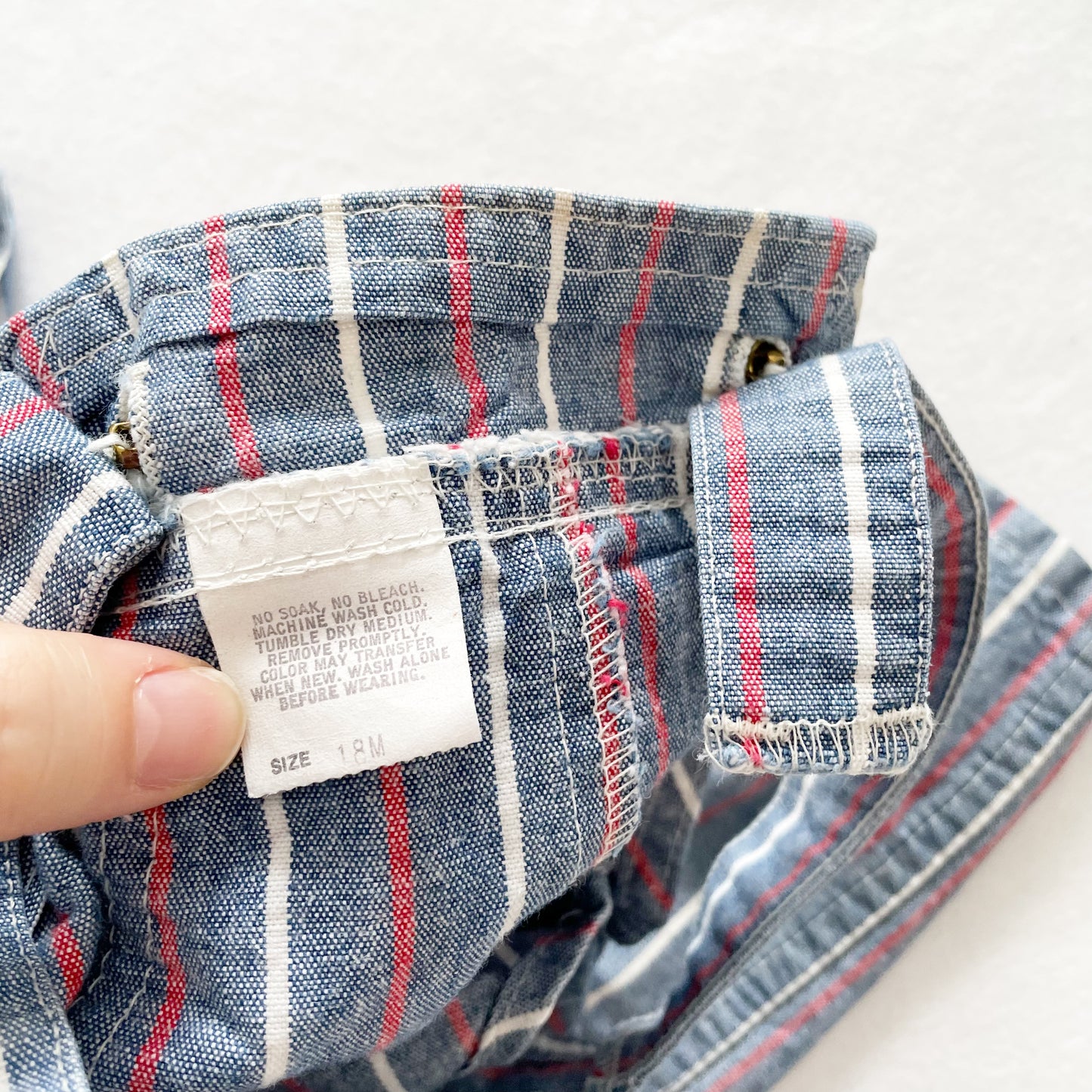 OshKosh Beach Dog Striped Overalls