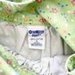 OshKosh Green Floral Skirtall - Yellow Clover Vintage Kids Clothes