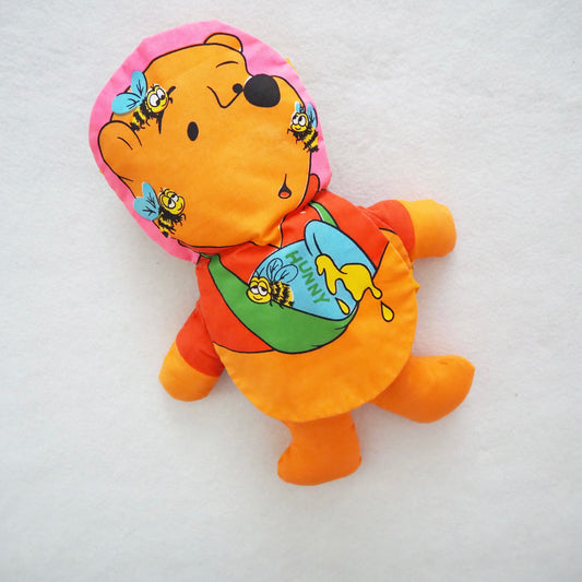 Face Changing Pooh Plush - Yellow Clover Vintage Kids Clothes