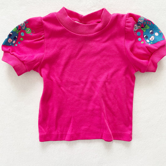 OshKosh Fishy Top - Yellow Clover Vintage Kids Clothes