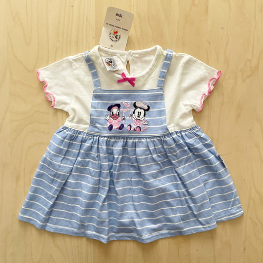 New Old Stock Baby Mickey & Co. Dress - Yellow Clover Vintage Kids Clothes