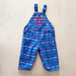Vintage OshKosh Train Overalls - Yellow Clover Vintage Kids Clothes