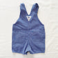 Baby B’gosh Blue Pinstripe Shortalls - Yellow Clover Vintage Kids Clothes