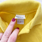 OshKosh Embroidered Sleeve Polo - Yellow Clover Vintage Kids Clothes