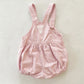 Baby B’gosh Pink Hickory Stripe Bubble - Yellow Clover Vintage Kids Clothes