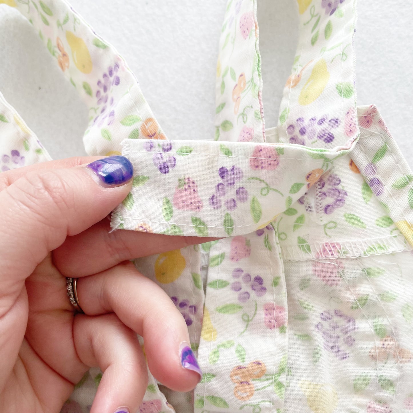 OshKosh Pastel Fruit Bubble Overalls
